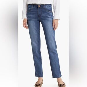 Wit & Wisdom Ab- Solution Straight Leg Women's Blue Jeans Petite Length